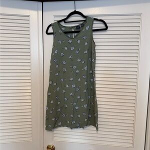 Vintage GAP Green Floral Dress